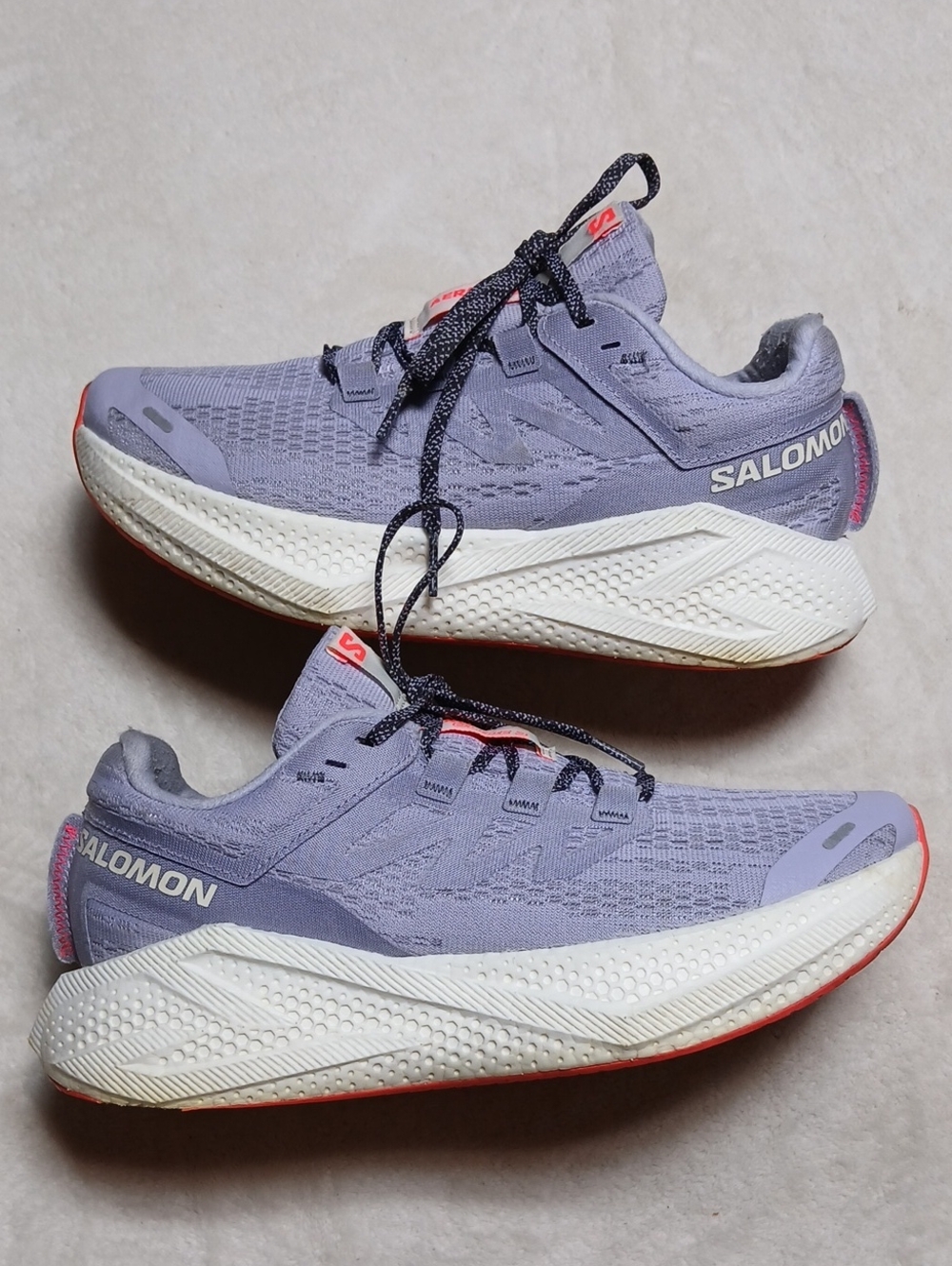 Salomon Aero Glide 3 Lavender Athletic Sneakers Size 9 Womans